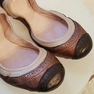 - - Bloch Genuine Foldable Leather Ballet Flats 6.5